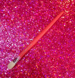 Set of Four Large Flat Shader Glitter Paint Brushes