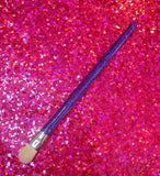 Set of Four Large Flat Shader Glitter Paint Brushes