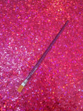 Set of Four Large Flat Shader Glitter Paint Brushes