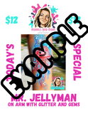 Menu Board Full Branded Face paint Canva Templates with free BONUS "Today's Special" File