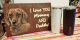 Pet Involved Wedding Decor - Table Setting Pet Portrait - Wedding Quote