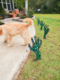 Zombie Hands Sidewalk/ Garden Leaner - Set of 5