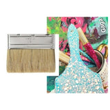 4-in Flat Chip Brush Natural Bristle Paint Brush