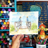 Small Custom Watercolor Portrait
