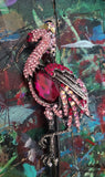 Flamingo 1/2" Mop Brush - Collector Art Piece Paint Brush