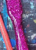 Large Stencil /Wax Brush