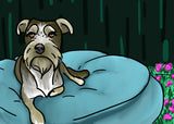 Digital Pet Portrait Painting
