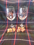 Pet Portrait Wine Glass or Beer Mug  - Wedding Gift - House Warming - Toasting Glass - Pint