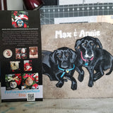 Gravestone Marker RIP Pet Portrait 6x6