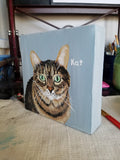 Pet Portrait Gift for Neighbor 6x6