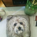 Gravestone Marker RIP Pet Portrait 6x6