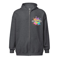 Face Painter Zip Up Hoodie. Unisex heavy blend zip hoodie