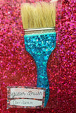 Set of Four Flat Shader Glitter Paint Brushes - Then select glitter color!