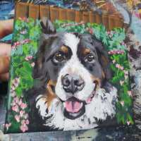 Perfect size Pet Portrait 10x10