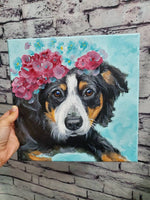 Perfect size Pet Portrait 10x10